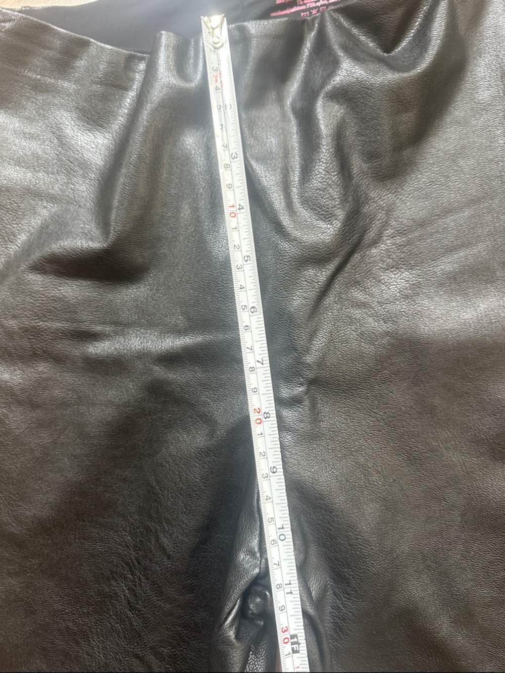 COMMANDO faux leather high rise cropped flare pants / leggings Size Medium - Picture 6 of 10